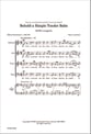 Behold a Simple Tender Babe SATB choral sheet music cover